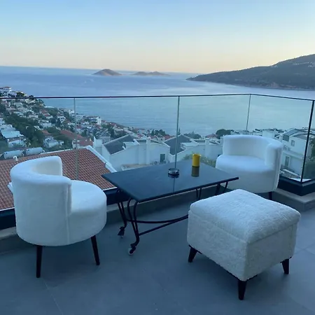 Luxury Sea View Duplex Private Pool Kalamar Apartament